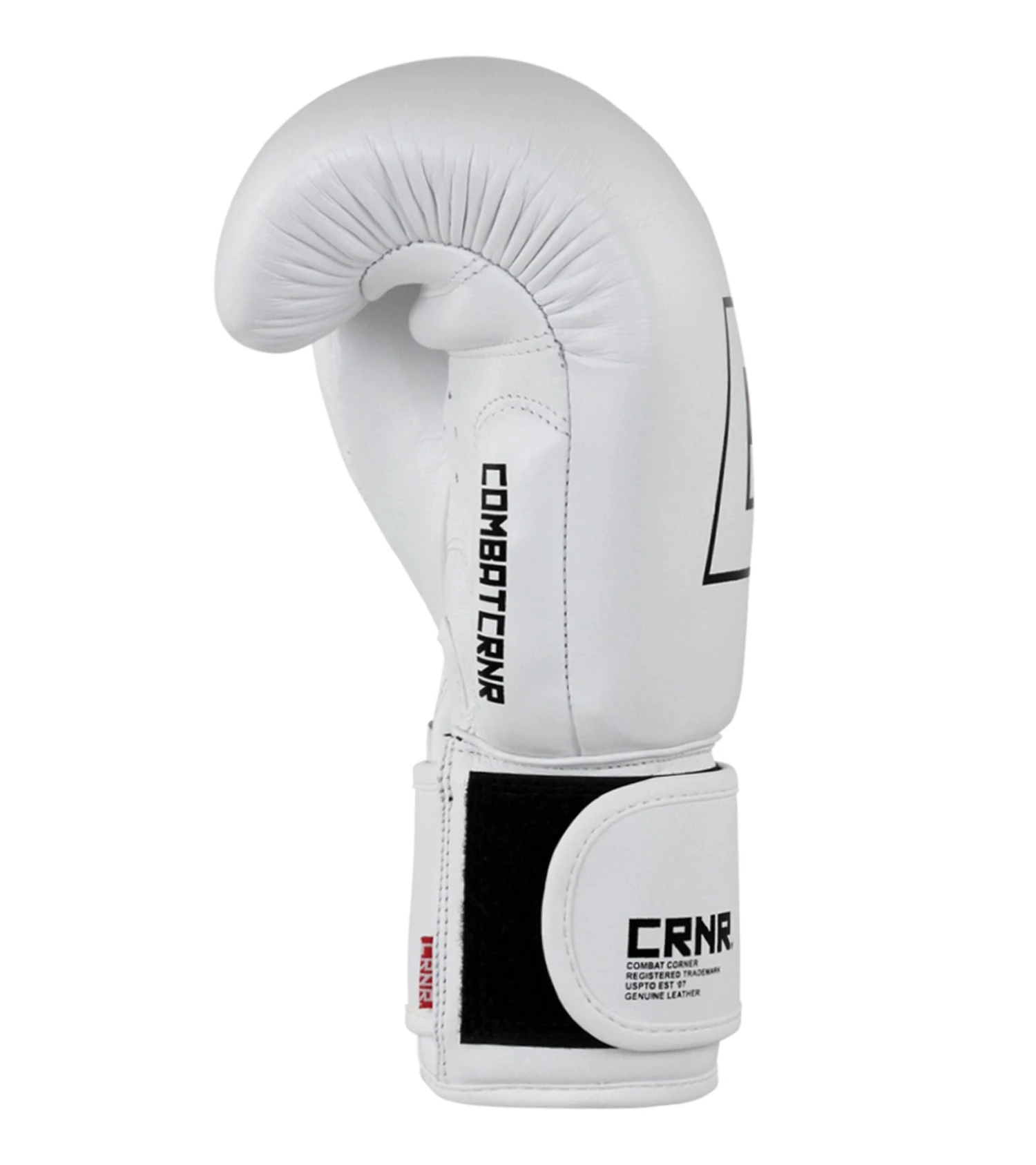 Combat Corner Proper Thai Boxing Gloves - White 4 Combat Corner Proper Thai Boxing Gloves - White - Image 4