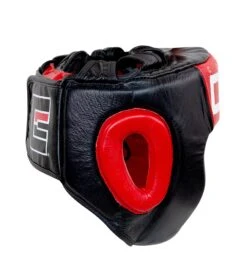 Combat Corner Pro Sparring Full Coverage Head Gear -Martial Arts Equipment Pro Sparring Full Coverage Headgear Red SIDE 32634.1582831279