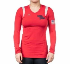 FUJI USA Judo Mizuno Womens Balboa Long Sleeve Shirt