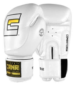 Combat Corner HMIT Boxing Gloves -Martial Arts Equipment WHITE GOLD HMIT COMP GLOVES dual2 87286