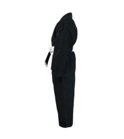Combat Corner Kids Classic Kimono -W/ FREE WHITE BELT -Martial Arts Equipment YOUTH Classic Kimono Gi Black LEFT 30145.1578659684