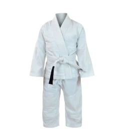 Combat Corner Kids Classic Kimono -W/ FREE WHITE BELT -Martial Arts Equipment YOUTH Classic Kimono Gi White FRONT 67403