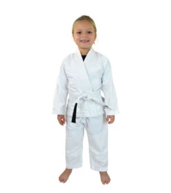 Combat Corner Kids Classic Kimono -W/ FREE WHITE BELT -Martial Arts Equipment YOUTH Classic Kimono Gi White MODEL 99443