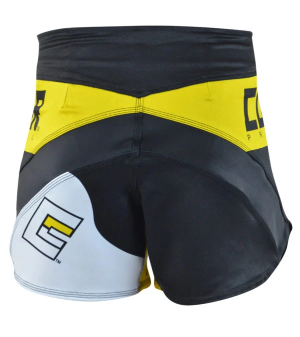 Combat Corner Supreme Hybrid Fight Shorts (Yellow) 3 Combat Corner Supreme Hybrid Fight Shorts (Yellow) - Image 3