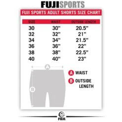 FUJI INVERTED BOARD SHORTS -Martial Arts Equipment adult shorts