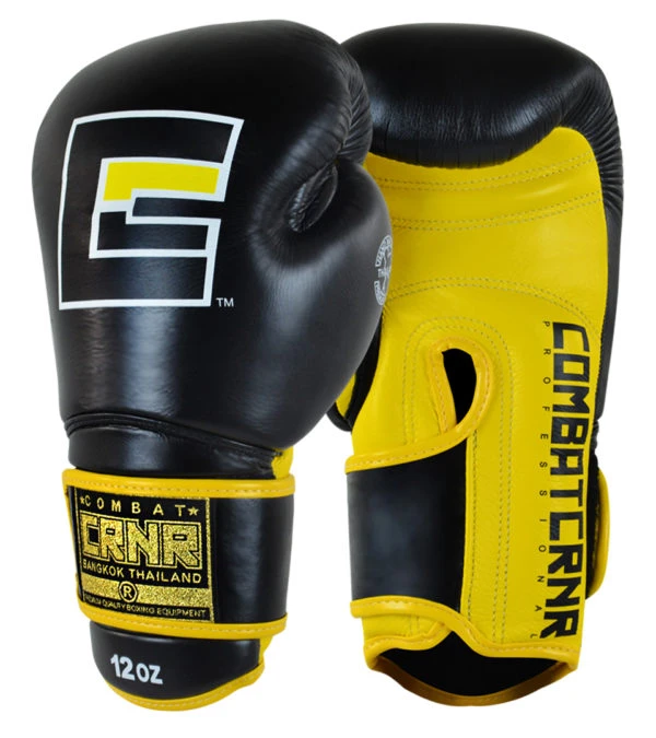 Combat Corner HMIT Champion Boxing Gloves Yellow 1 Combat Corner HMIT Champion Boxing Gloves Yellow