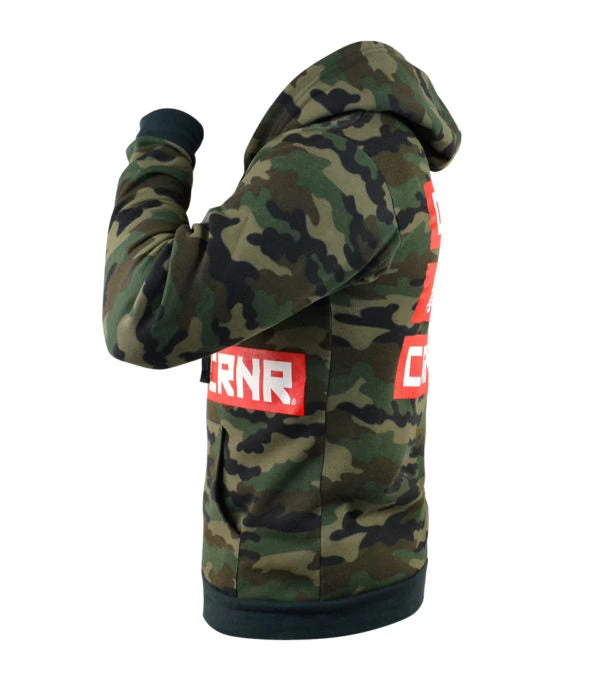 Combat Corner Zip Up Camo Redtangle Hoodie 4 Combat Corner Zip Up Camo Redtangle Hoodie - Image 4