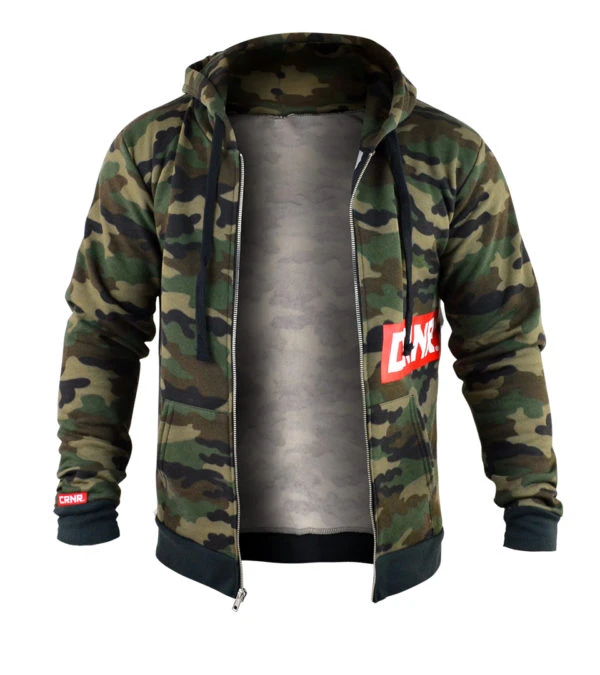 Combat Corner Zip Up Camo Redtangle Hoodie 5 Combat Corner Zip Up Camo Redtangle Hoodie - Image 5