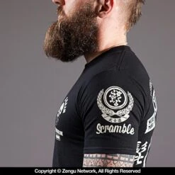 Scramble "Strong Beard" T-Shirt -Martial Arts Equipment cl ts 0906 1161
