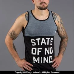 Scramble State Of No Mind Tank Top (Blue)