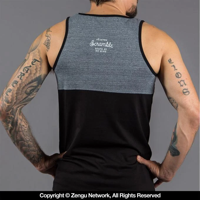 Scramble State Of No Mind Tank Top (Blue) 2 Scramble State Of No Mind Tank Top (Blue) - Image 2