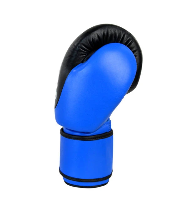 Combat Corner Competition Velcro Boxing Gloves Blue 2 Combat Corner Competition Velcro Boxing Gloves Blue - Image 2
