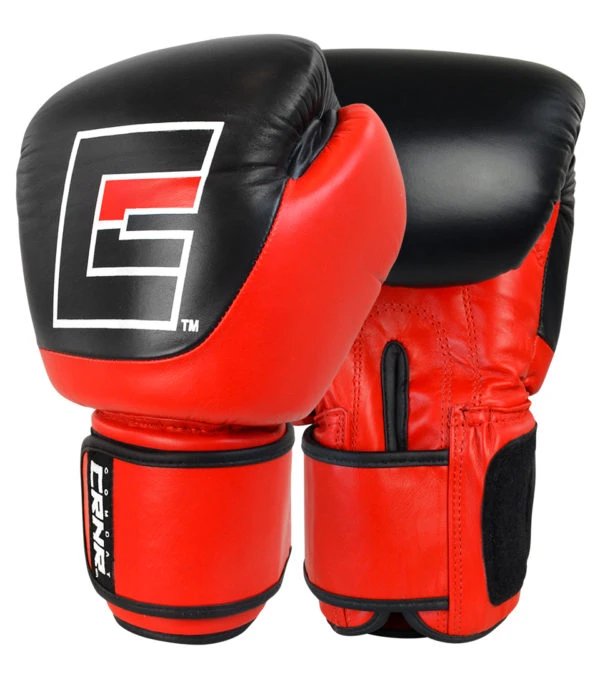 Combat Corner Competition Velcro Boxing Gloves Red 1 Combat Corner Competition Velcro Boxing Gloves Red