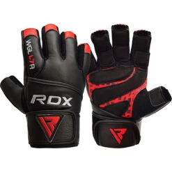 RDX SPORTS RDX L7 CROWN WEIGHTLIFTING LEATHER GYM GLOVES -Martial Arts Equipment crown weight lifting gloves 17
