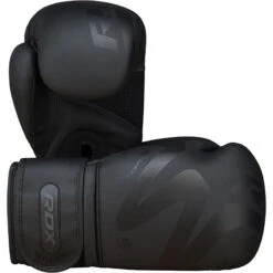 RDX SPORTS RDX F15 NOIR BLACK BOXING GLOVES -Martial Arts Equipment f15 noir black boxing gloves 19