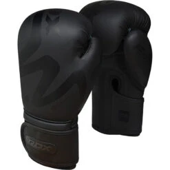 RDX SPORTS RDX F15 NOIR BLACK BOXING GLOVES -Martial Arts Equipment f15 noir black boxing gloves 21