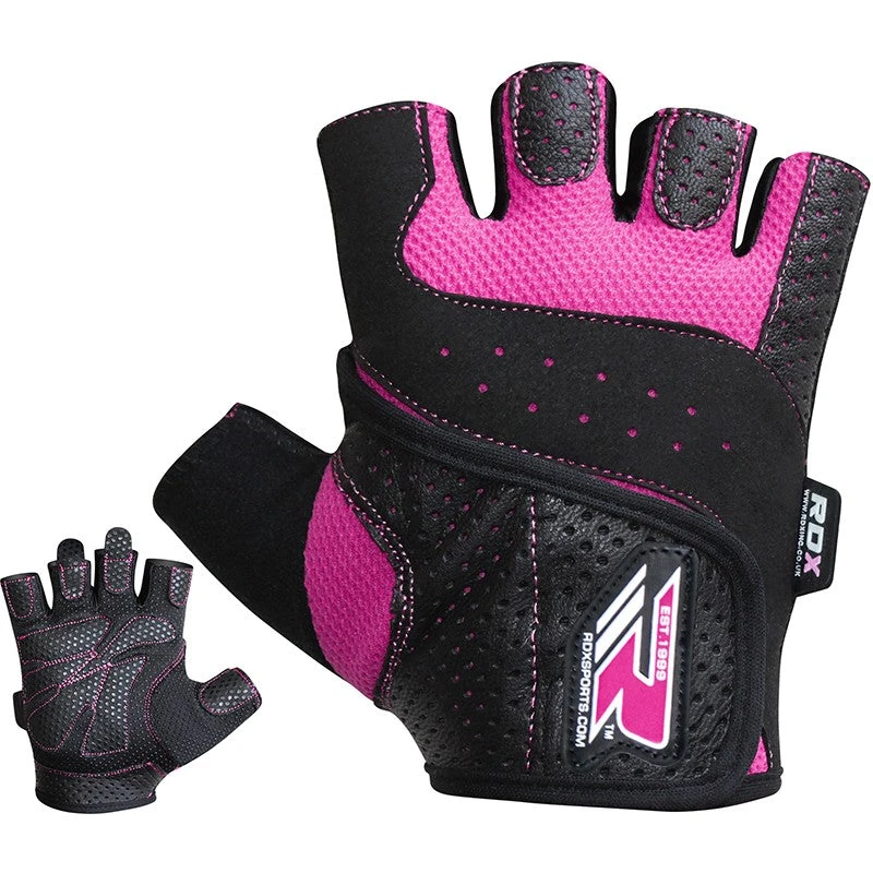 RDX SPORTS RDX S5 FEMININE PINK WEIGHT LIFTING GLOVES 1 RDX SPORTS RDX S5 FEMININE PINK WEIGHT LIFTING GLOVES