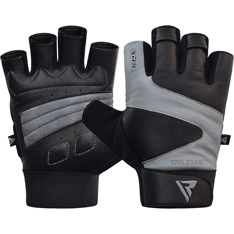 RDX SPORTS RDX S14 FERRIS WEIGHTLIFTING LEATHER GYM GLOVES 1 RDX SPORTS RDX S14 FERRIS WEIGHTLIFTING LEATHER GYM GLOVES