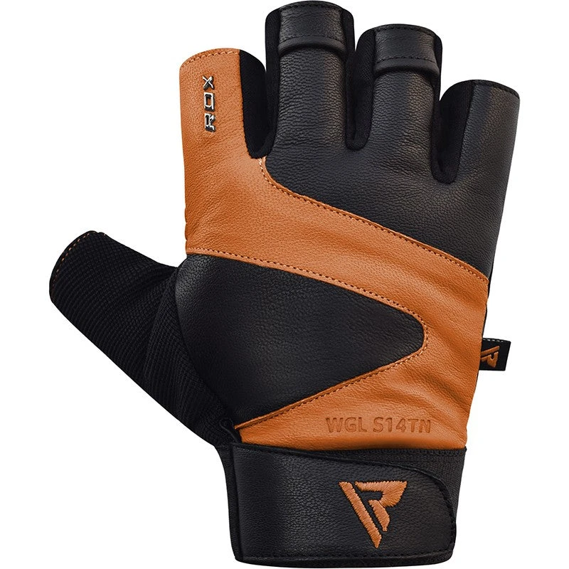 RDX SPORTS RDX S14 FERRIS WEIGHTLIFTING LEATHER GYM GLOVES 9 RDX SPORTS RDX S14 FERRIS WEIGHTLIFTING LEATHER GYM GLOVES - Image 9