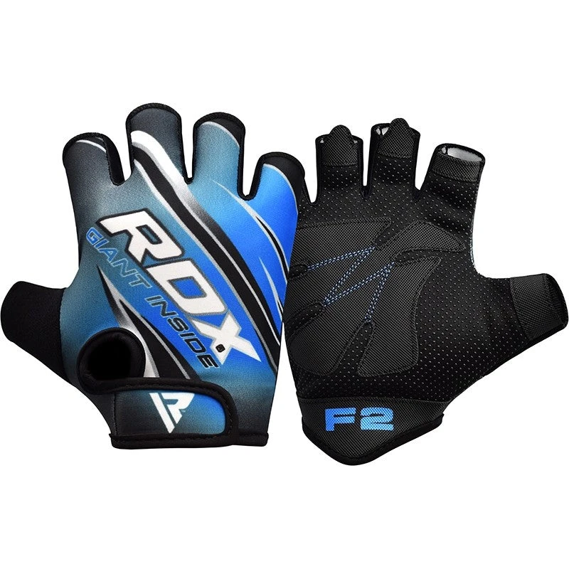 RDX SPORTS RDX F2 BLUE GYM WORKOUT GLOVES 6 RDX SPORTS RDX F2 BLUE GYM WORKOUT GLOVES - Image 6