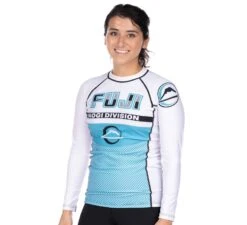 Fuji Reversal Girl's Long Sleeve Rashguard White -Martial Arts Equipment fuji rashguard 0004 DSC00074 1600x1600 adcfc793 4f4e 41c8 bc2a 713edf48c568