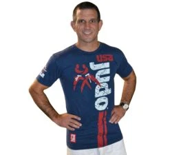 FUJI USA Judo Mens T-Shirt -Martial Arts Equipment fuji sports usa judo t shirt mens 116