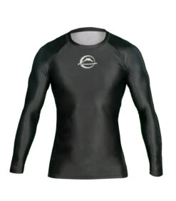 FUJI Baseline Ranked Long Sleeve Rashguard 14 FUJI Baseline Ranked Long Sleeve Rashguard -Martial Arts Equipment fuji baseline ranked rashguard black 1