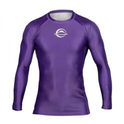 FUJI Baseline Ranked Long Sleeve Rashguard 18 FUJI Baseline Ranked Long Sleeve Rashguard -Martial Arts Equipment fuji baseline ranked rashguard purple 1