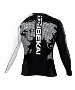 Fuji Sekai 2.0 Ranked Rashguard 24 Fuji Sekai 2.0 Ranked Rashguard -Martial Arts Equipment fuji sekai 2.0 ibjjf rashguard white 5