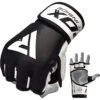 RDX SPORTS RDX T9 HEARSE LEATHER MMA GRAPPLING GLOVES