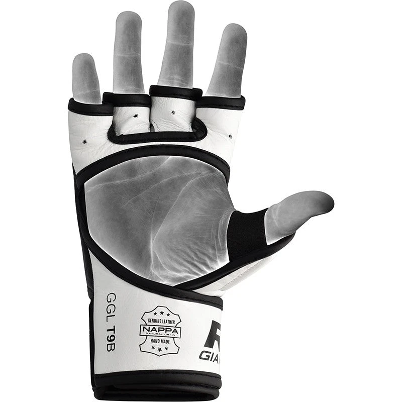 RDX SPORTS RDX T9 HEARSE LEATHER MMA GRAPPLING GLOVES 3 RDX SPORTS RDX T9 HEARSE LEATHER MMA GRAPPLING GLOVES - Image 3