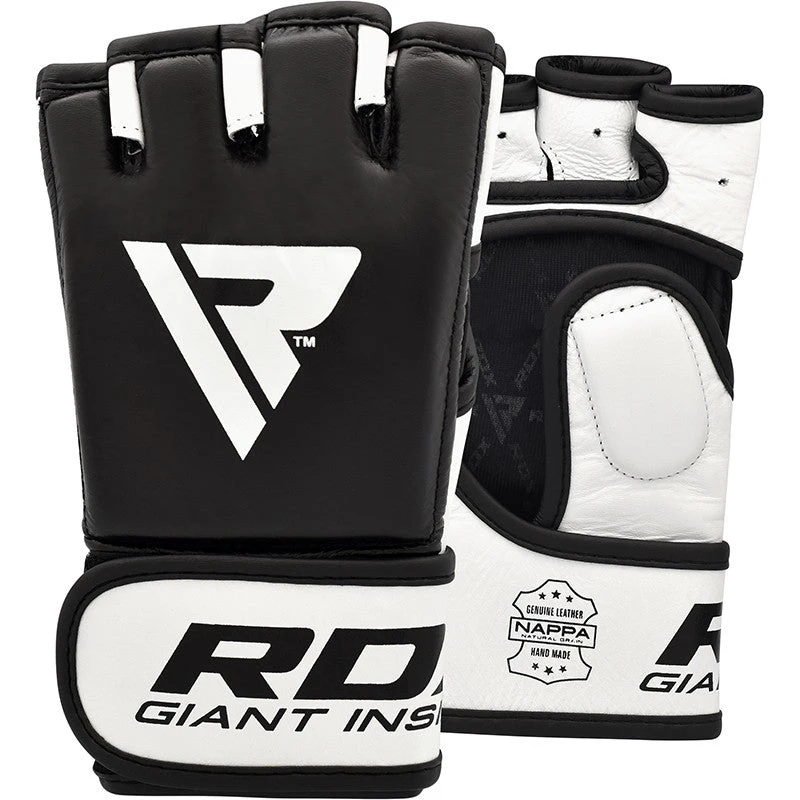RDX SPORTS RDX T9 HEARSE LEATHER MMA GRAPPLING GLOVES 4 RDX SPORTS RDX T9 HEARSE LEATHER MMA GRAPPLING GLOVES - Image 4