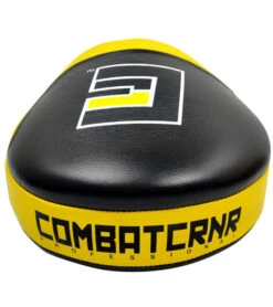 Combat Corner HMIT BIG Mitts Yellow -Martial Arts Equipment hmit big mitts yellow 84