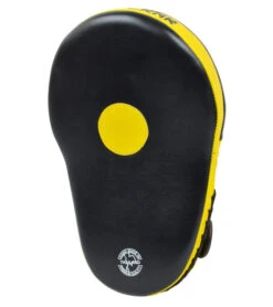 Combat Corner HMIT BIG Mitts Yellow -Martial Arts Equipment hmit big mitts yellow 87