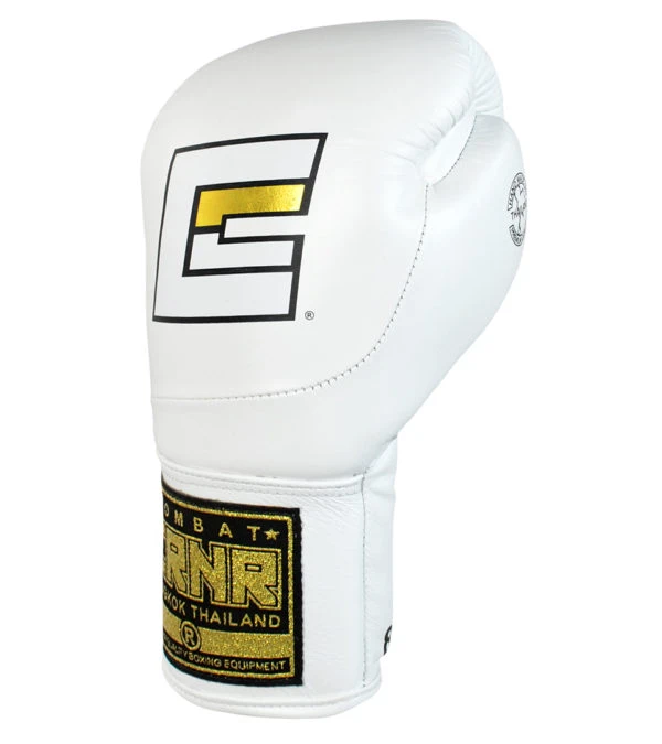 Combat Corner HMIT Lace Up Boxing Gloves White 2 Combat Corner HMIT Lace Up Boxing Gloves White - Image 2