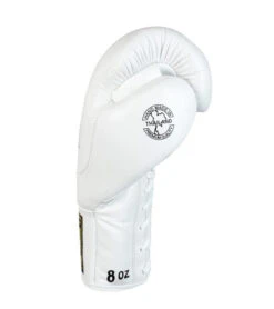 Combat Corner HMIT Lace Up Boxing Gloves White 8 Combat Corner HMIT Lace Up Boxing Gloves White -Martial Arts Equipment hmit lace up boxing gloves white 19