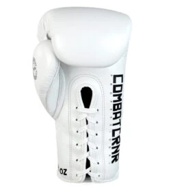 Combat Corner HMIT Lace Up Boxing Gloves White 9 Combat Corner HMIT Lace Up Boxing Gloves White -Martial Arts Equipment hmit lace up boxing gloves white 20
