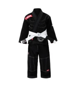 Combat Corner Kids BJJ GI -v6 - FREE WHITE BELT 25 Combat Corner Kids BJJ GI -v6 - FREE WHITE BELT -Martial Arts Equipment kids youthv6.1 bjj gi 2020 update black front