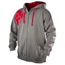 Clinch Gear Striker Zip-up Hoodie (Heather Grey)