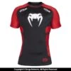 Venum "Absolute" Short-Sleeve Compression Shirt (Black/Red)