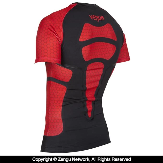 Venum "Absolute" Short-Sleeve Compression Shirt (Black/Red) 4 Venum "Absolute" Short-Sleeve Compression Shirt (Black/Red) - Image 4