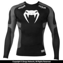 Venum "Absolute" Long-Sleeve Compression Shirt (Dark Grey)