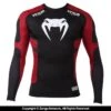Venum "Absolute" Long-Sleeve Compression Shirt (Black/Red)