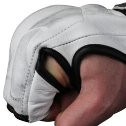 Punch Town White MMA Gloves - KARPAL EX Mk II -Martial Arts Equipment ma gl 1115 816