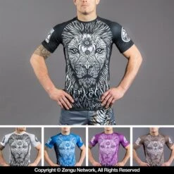 Meerkatsu War Lion Jiu Jitsu Ranked Rashguards