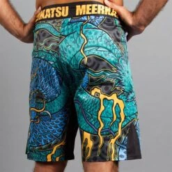 Meerkatsu Colliding Dragons Grappling Shorts -Martial Arts Equipment mk sh 001 245