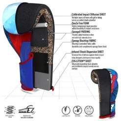 RDX SPORTS RDX 9U MOTIF 6OZ BOXING GLOVES 7 RDX SPORTS RDX 9U MOTIF 6OZ BOXING GLOVES -Martial Arts Equipment motif boxing gloves 131