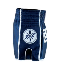 Combat Corner Navy CRNR Muay Thai Shorts 7 Combat Corner Navy CRNR Muay Thai Shorts -Martial Arts Equipment navy crnr muay thai shorts 8