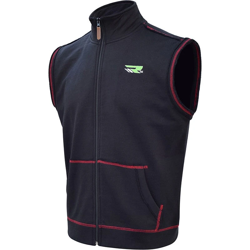 RDX SPORTS RDX U4 SLEEVELESS TERRY FLEECE HIGH-NECK JACKET 2 RDX SPORTS RDX U4 SLEEVELESS TERRY FLEECE HIGH-NECK JACKET - Image 2