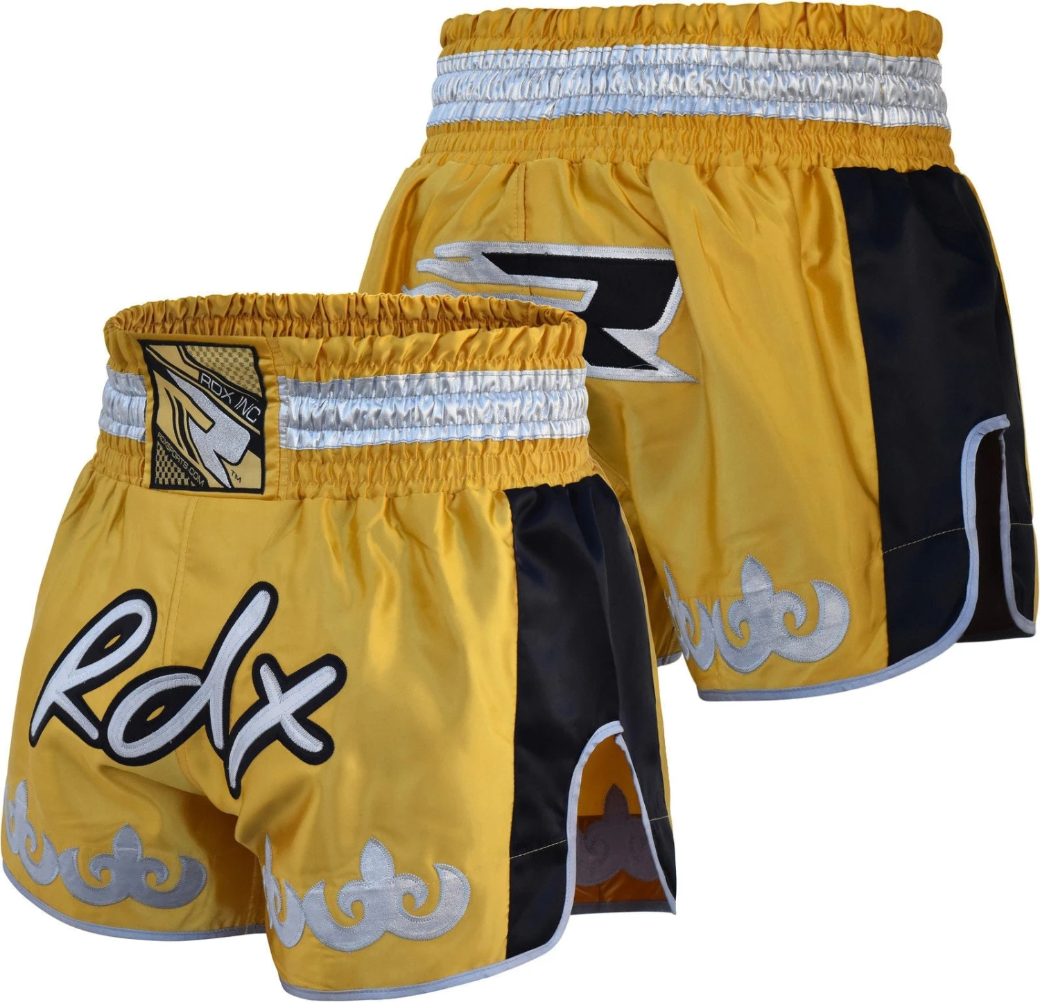 RDX SPORTS RDX R8 DANDELION MUAY THAI SHORTS 2 RDX SPORTS RDX R8 DANDELION MUAY THAI SHORTS - Image 2